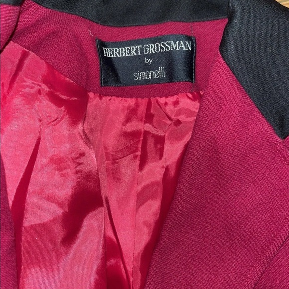 Vintage Saks Fifth Avenue Herbert Grossman wool blazer size 8 - Picture 5 of 5